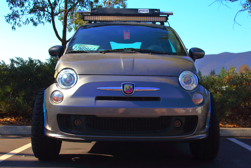 Illustration for article titled How One Man Turned His Fiat 500 Abarth Into an Offroader That Nearly Killed Him
